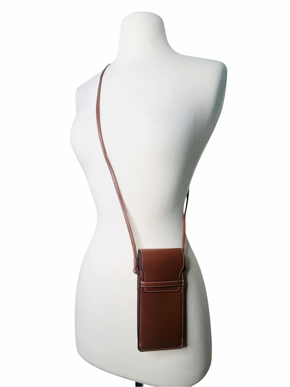 CELINE  NEW LEATHER SUNGLASS Crossbody Case.